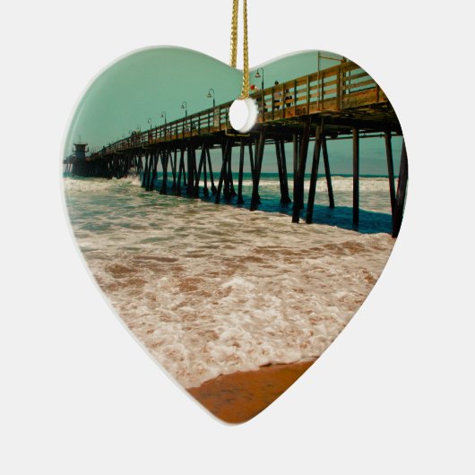 Imperial Beach Pier Keramisch Ornament (Rechts)