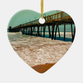 Imperial Beach Pier Keramisch Ornament