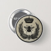 Imperial Bee Ronde Button 5,7 Cm (Voorkant /achterkant)