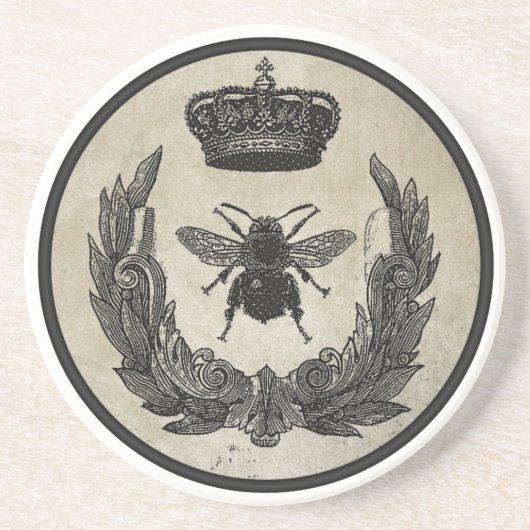 Imperial Bee Zandsteen Onderzetter (Voorkant)