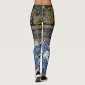 Imperial Blue Floral Kimono Leggings (Achterkant)