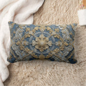 Imperial Blue Katoen Lumbar Kussen 33 x 53 cm (Deken)