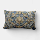 Imperial Blue Katoen Lumbar Kussen 33 x 53 cm (Voorkant)