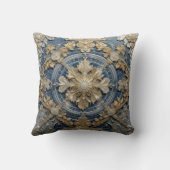 Imperial Blue Throw Cushion 41 x 41 cm Kussen (Achterkant)