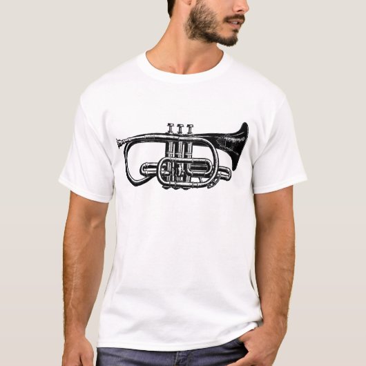Imperial Brass Cornet - Muziekinstrument T-shirt (Voorkant)