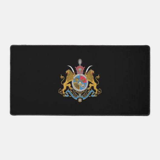 Imperial Coat of Arms of Iran (1925-1979) Bureaumat (Voorkant)