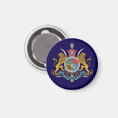 Imperial Coat of Arms of Iran (1925-1979) Magneet (Voorkant / Achterkant)