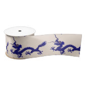 Imperial Dragon Ribbon Satijnen Lint (Spoel)