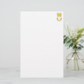Imperial Eagle Emblem of Napoleon I Briefpapier (Staand voorkant)