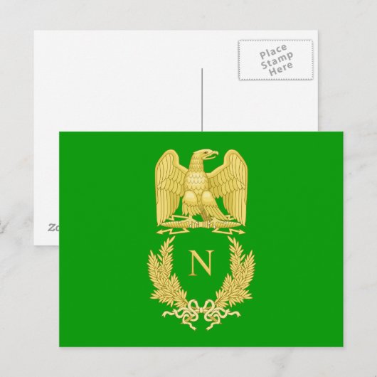 Imperial Emblem of Napoleon I briefkaart (Voorkant / Achterkant)