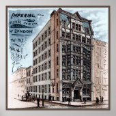 Imperial Fire INS Co. van Londen - Philadelphia Poster (Voorkant)