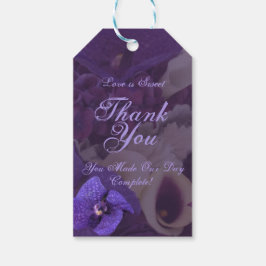 Imperial Floral bruiloft Labels Cadeaulabel