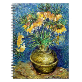 Imperial Fritillaries Copper Vase Van Gogh spiraal Notitieboek