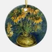 Imperial Fritillaries in a Copper Vase, Van Gogh Keramisch Ornament (Voorkant)