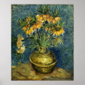 Imperial Fritillaries in a Copper Vase, Van Gogh Poster (Voorkant)