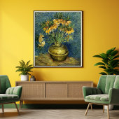 Imperial Fritillaries in a Copper Vase, Van Gogh Poster