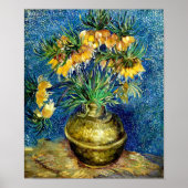 Imperial Fritillaries in Copper Vase-Van Gogh Art Poster (Voorkant)