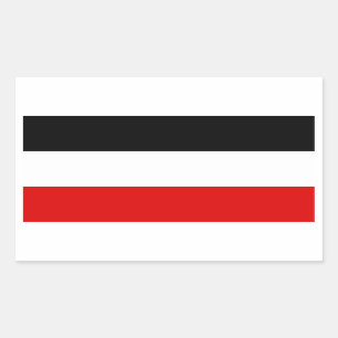 Imperial German Flag Rechthoekige Sticker
