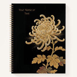 Imperial Gold: De Maki-e stijl Chrysanthemum Notitieboek