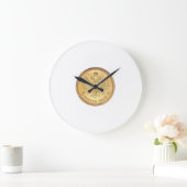 Imperial gouden munt 1909 ronde wandklok (Huis)