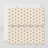  Imperial Heraldic fleur de lis note card (Voorkant)