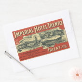 Imperial Hotel Trento Rechthoekige Sticker (Envelop)