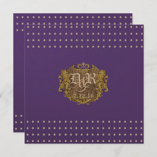 Imperial Invitation Kaart (Voorkant / Achterkant)