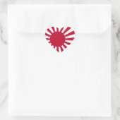 Imperial Japanse marine Ensign Hart Sticker (Tas)