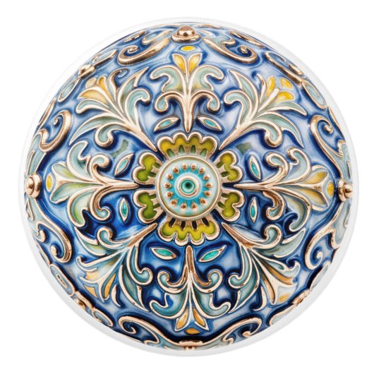 Imperial Jewel Ceramic Knob Pull Keramische Knop (Voorkant)