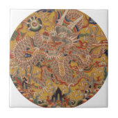 Imperial Ming Asian Dragon Art Tegeltje (Voorkant)