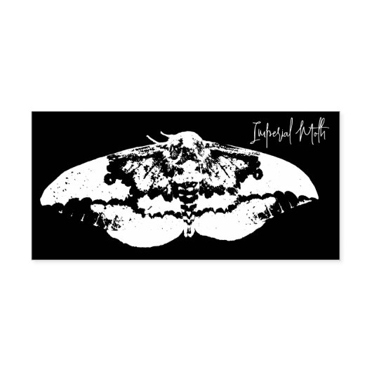 Imperial Moth Rubber Stempel (Afrduk)