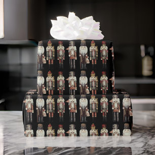 Imperial Nutcracker-kerstpapier met onmiddellijke  Cadeaupapier