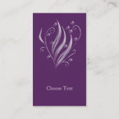Imperial Paarse Valentijn Visitekaartje (Achterkant)