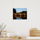 Imperial Palace, Nijubashi Bridge, Tokyo, Japan Poster (Keuken)