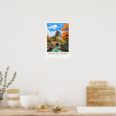 Imperial Palace Tokio Reisprint Poster (Keuken)