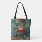 Imperial Peony Tapestry Tote Bag (Achterkant)