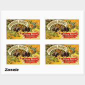 Imperial Plums Rechthoekige Sticker (Vel)