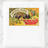 Imperial Plums Rechthoekige Sticker (Tas)