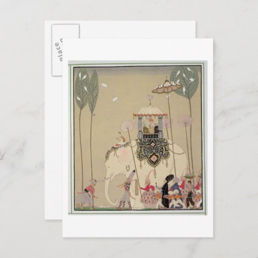 Imperial Procession (kleurenlitho) Briefkaart (Voorkant / Achterkant)