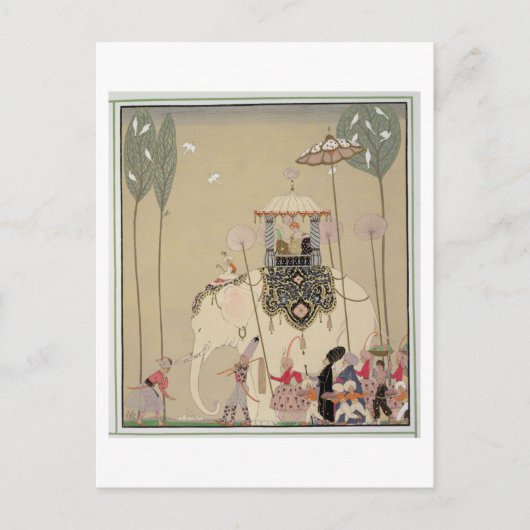 Imperial Procession (kleurenlitho) Briefkaart (Voorkant)