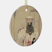 Imperial Procession (kleurenlitho) Keramisch Ornament (Rechts)