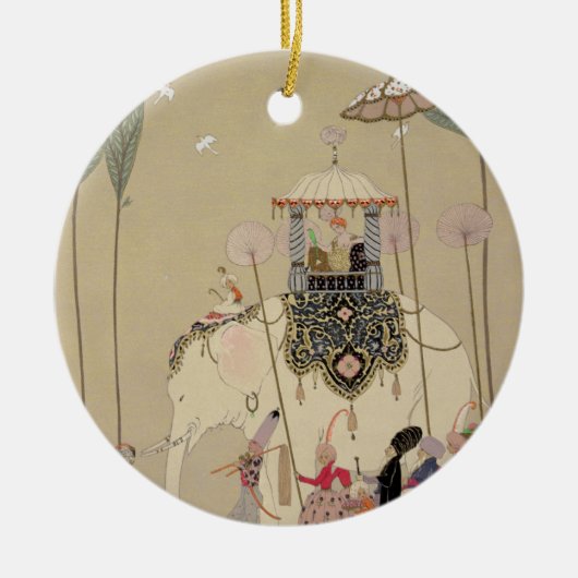 Imperial Procession (kleurenlitho) Keramisch Ornament (Voorkant)