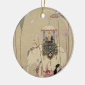 Imperial Procession (kleurenlitho) Keramisch Ornament (Links)