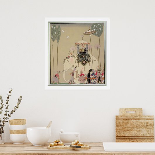 Imperial Procession (kleurenlitho) Poster (Keuken)