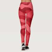 Imperial Red Monocolor Camo Leggings (Achterkant)