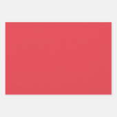 Imperial Red Solid Color Inpakpapier Vel (Voorkant 2)