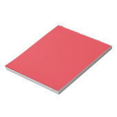 Imperial Red Solid Color Notitieblok (Linkerzijde)