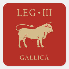 Imperial Roman Army (Legio III Gallica) Vierkante Sticker