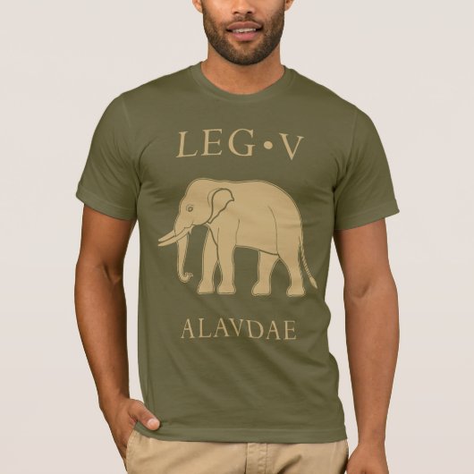 Imperial Roman Army - Legio V Alaudae T-shirt (Voorkant)