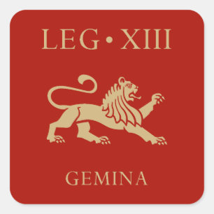 Imperial Roman Army (Legio XIII Gemina) Vierkante Sticker